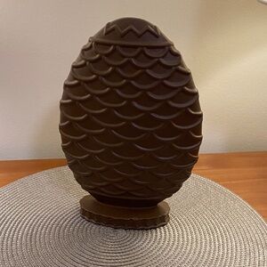 Easter Egg Ceramic Terracotta Chocolate Brown Easter Spring Decor